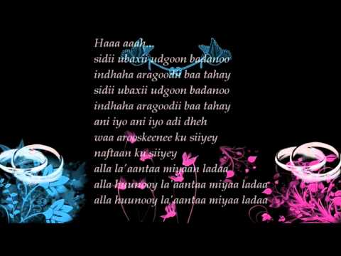 Kaltuun Bacado Alam Dheh Lyrics Best Somali Wedding Song 622