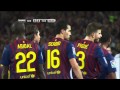 Barcelona vs Real Madrid soccer fight marcelo fouls fabregas/mourinho pulls ear 3-2 August 17, 2011