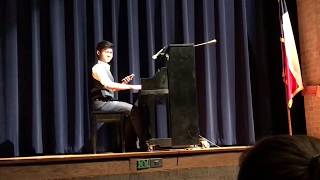 Kid plays sick piano memes at High School Talent Show