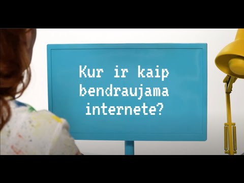 Draugiškas internetas. Vaikai vaikams. Kur ir kaip bendraujama internete