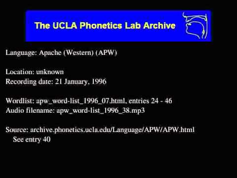 Western Apache audio: apw_word-list_1996_38
