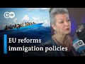 EU tries to reform settling new immigrants with new Migration & Asylum Pact - DW News 2024