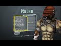 Borderlands 2 - Psycho Class Krieg - All Skins and Heads
