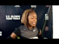 2012 Olympic Track & Field Trials: Sanya Richards-Ross Mixed Zone Interview