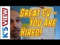 Perfect CV / resume: tips, lay-out, wording etc 