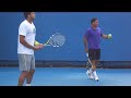 Jo-Wilfried Tsonga Practice - Australian Open 2013