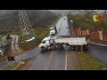 VIDEO ~ Momento de batida entre caminhão e carreta MG 10/10/2013 HD