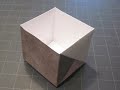1 - Origami Box From Letter Size Paper