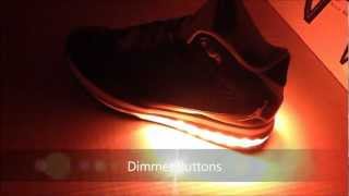 light up jordans