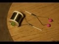 making bobbin holders for fly tying thread 