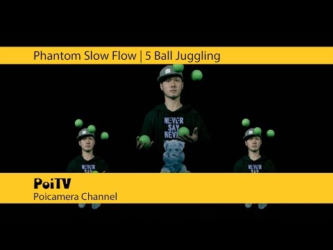 Super Slow Juggling : 5 Ball #1