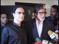 Amitabh Bachchan And Vidhu Vinod Chopra At The Vidhu Vinod Chopra Film Festival