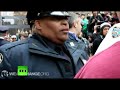 Police crack down on protesters on OWS six months anniversary