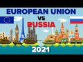EU vs Russia 2021 - Who Would Win? Army/Military Comparison - The Infographics Show 2021