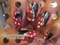 Disney Series: Minnie Mouse Inspired Nail Art