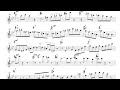 Dick Oatts - Airegin, Solo Transcription