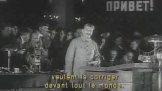 Сталин на открытии метро
