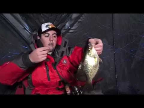 how to locate and catch fist ice crappie