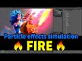 FIRE! Particle simulation in Spine 2D.