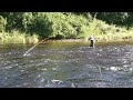 North Esk August 2012 - Using the 'Circle C' Spey Cast