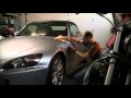 Waxing a Honda S2000 (sped up)