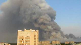 лесные пожары в тольятти 30.07.2010 19.17