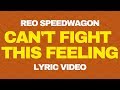 I Can't Fight This Feeling Anymore - REO Speedwagon (Lyrics)