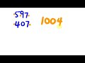Mental Addition Trick - Add large numbers rapidly