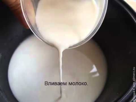 Молочная манная каша в мультиварке рецепты