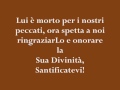 MESSAGGIO 03-02-2013 OLIVETO CITRA(SA)ITALIA MARIA VERGINE SS.S.BAKHITA
