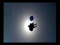 Lady Slips Out of Parachute When Skydiving