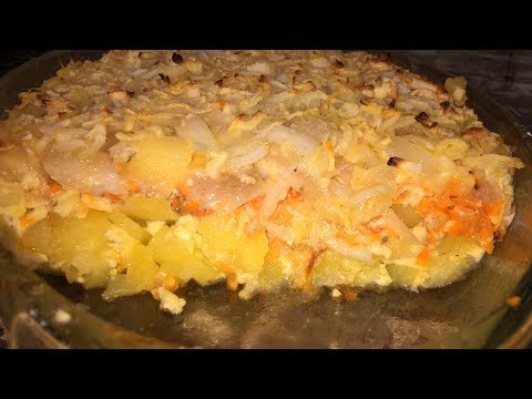 Запеканка с рыбой и картошкой в духовке рецепт пошаговый Запеканка с рыбой и картошкой в духовке рецепт пошаговый
