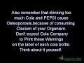 Still drinking coca cola? Watch this!