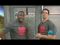 Rashad Evans MMA Abs Exercises - Wood Chops with Resistance Bands