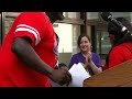 Amazing 9 year old Asean Johnson brings the crowd to their feet at Chicago school closings rally