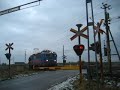 Green Cargo electric loco running light from Trelleborg...