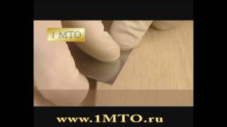 Удаление скола на мебели - твердый мебельный воск