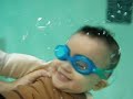 16 month baby swimming