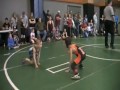 Kid Goes Beast Mode During Wrestling Match