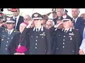 Inaugurazione caserma dei carabinieri di Locri.