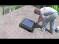 Solar powered power attic roof fan vent install how to by HeatBlockers