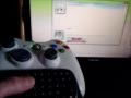 Wired Xbox 360 Controller with Chatpad on PC.