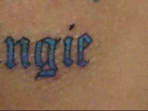 letras tattoo. letras tattoo sin dolor