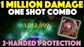 1 MILLION DMG One Shot [2-Handed Protection Combo]