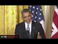 Watch President Obama and British Prime Minister David Cameron's Joint Press Conference