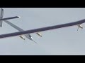 Solar powered plane soars over San Francisco ahead of cross-country flight