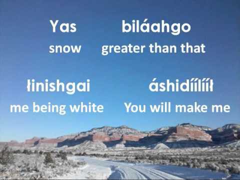 Whiter Than Snow (Lyrics in Navajo)