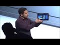 Microsoft Surface drop test live on stage!