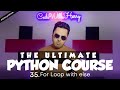 for Loop with else in Python  Python Tutorial - Day #35