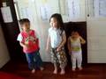 singing "today is monday" with Ah Rim